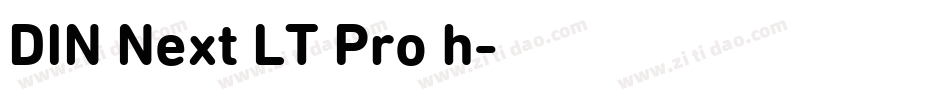 DIN Next LT Pro h字体转换